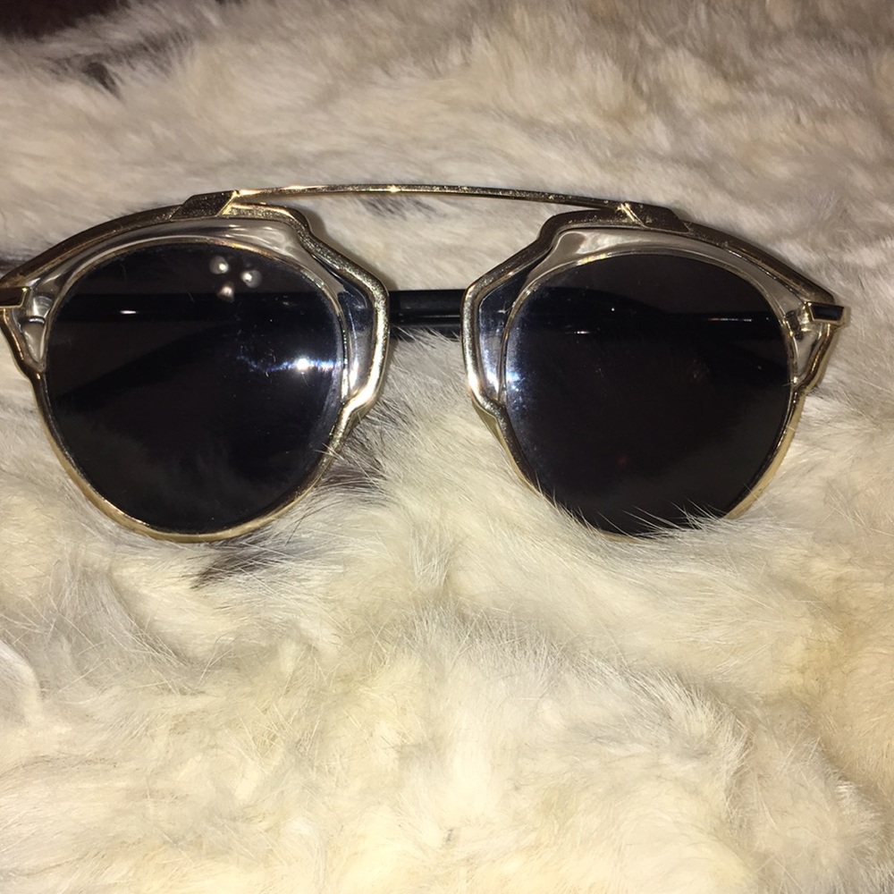 Futuristic style sunglasses